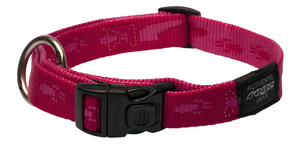 Rogz - Collier en Nylon Rose pour Chiens Affaire À Saisir