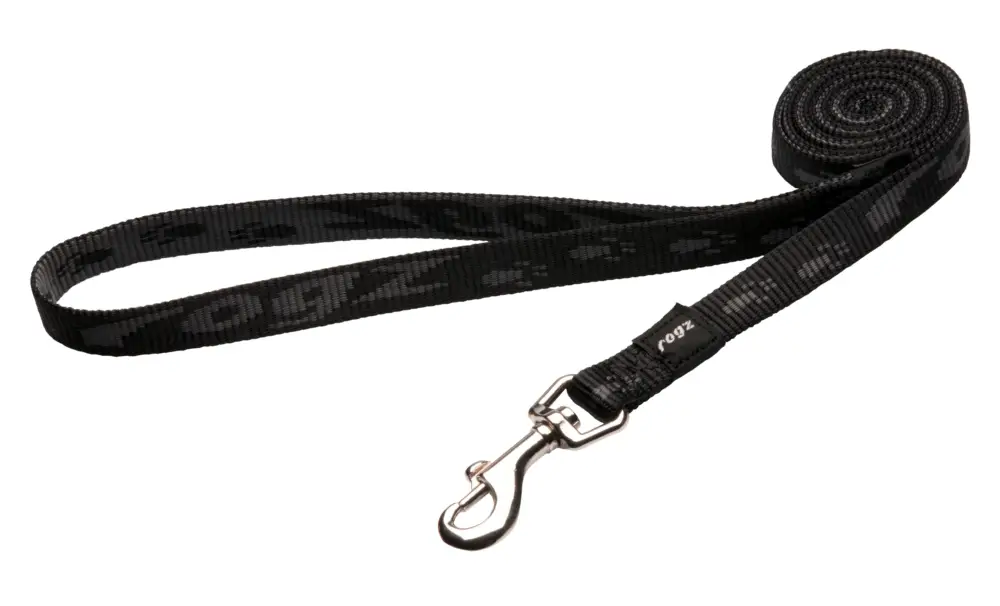 Rogz - Laisse Simple Alpinist Noir pour Chiens Remise