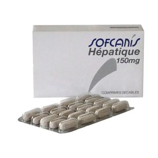 Commande En Gros Sofcanis - Comprimés Sofcanis Hépatique 150 MG pour Chien et Chat