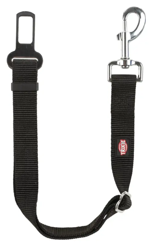 Authentique Trixie - Ceinture de Sécurité Noir pour Harnais Voiture pour Chien