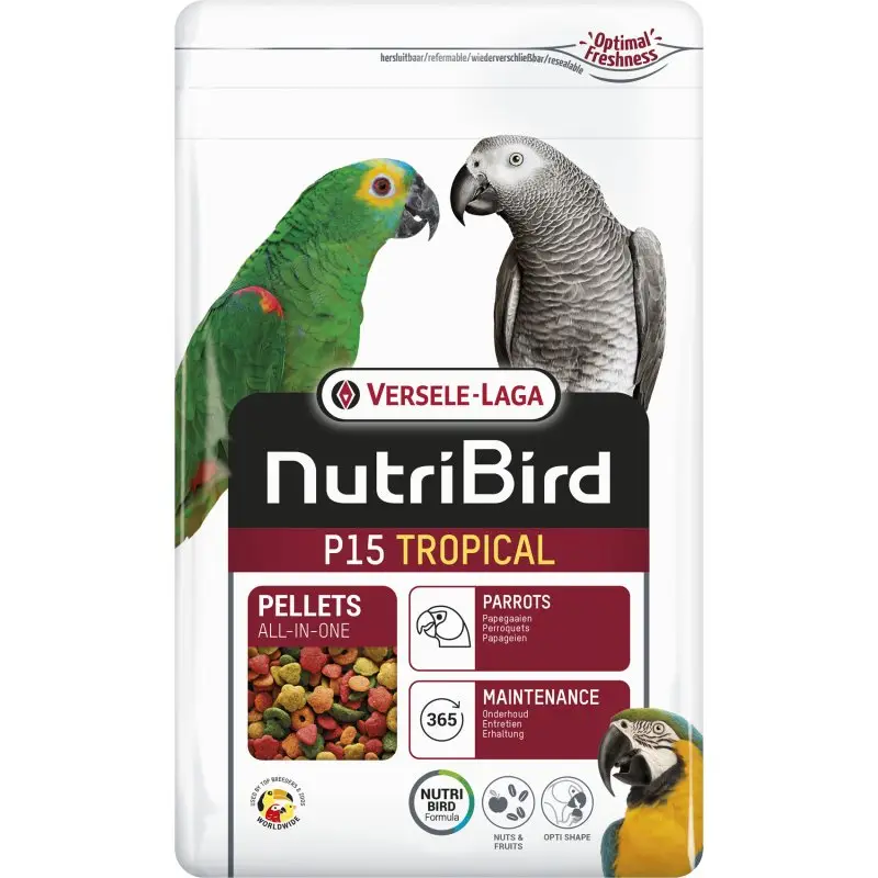 Versele Laga - Alimentation Nutribird P15 Tropical pour Perroquet Usine Directe