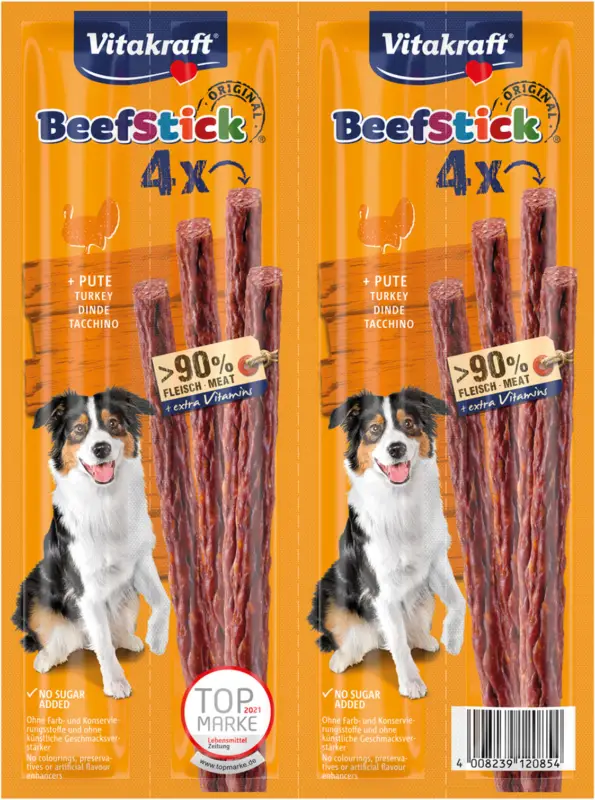 Vitakraft – Beef-Stick &agrave; la Dinde x4 Pas Cher