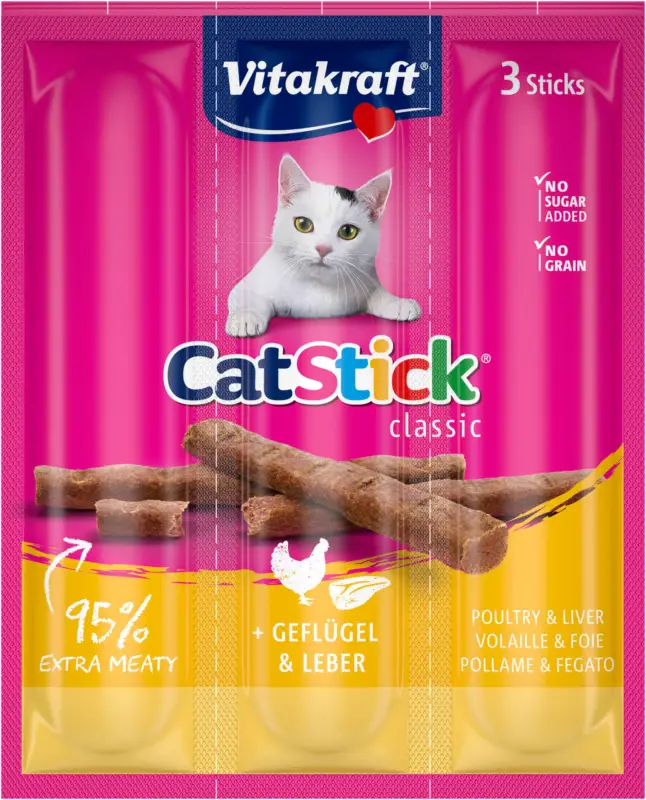 Vitakraft - Cat Stick Volaille et Foie pour Chat Promotion