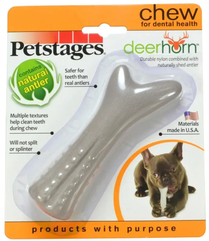 Petstages - Jouet Deerhorn pour Chien Prix Bas