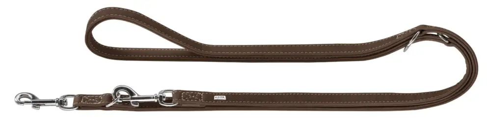 Hunter – Laisse Hunting en Cuir de B&oelig;uf Marron Produit De Marque