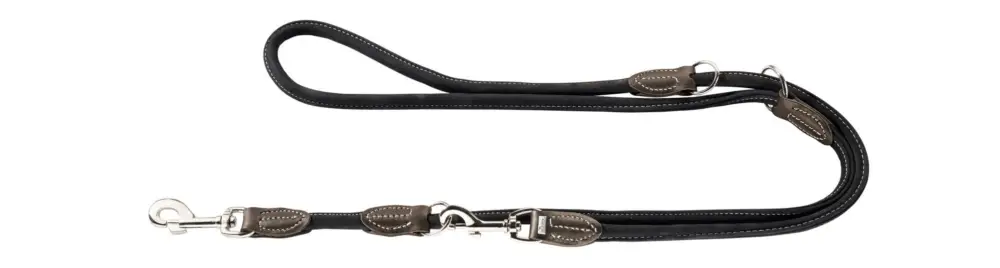 Hunter - Laisse Hunting R&S Cuir de Bœuf 1x200cm Nouvelle Collection