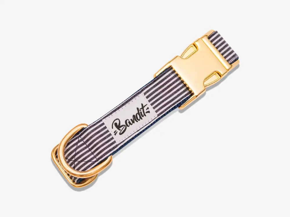 French Bandit – Collier Bandit in the Navy pour Chiens Retour Gratuit