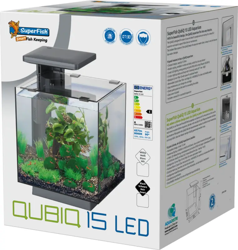 Superfish - Aquarium Design Qubiq 15 Led Meilleur Prix