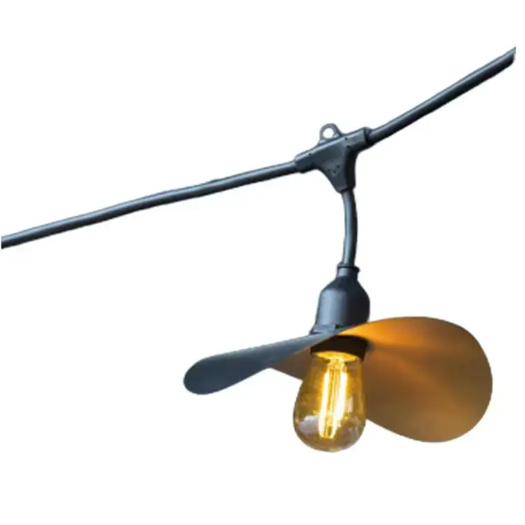 Quantité Limitée Guirlande lumineuse à lumière blanc chaud raccordable sur secteur Lumisky Hat light - 6 m