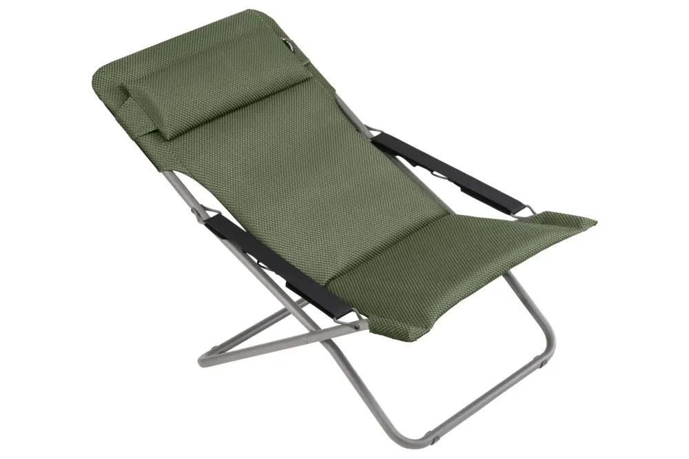 Transabed BeComfort® Olive tube Titane Lafuma Mobilier – 66,5 x 93 x 88 cm Bon Plan
