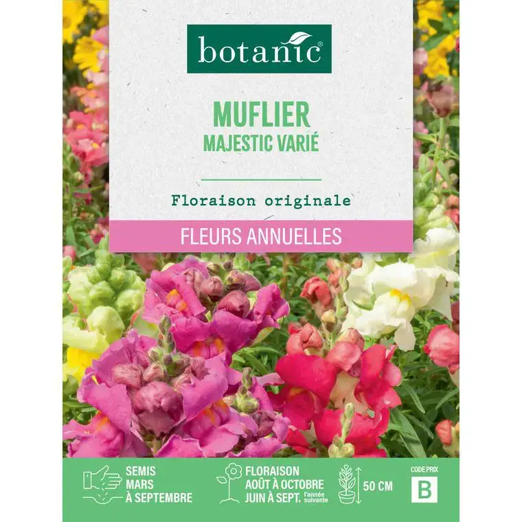 Achetez Aujourd'hui Graines de fleurs de Muflier majestic varié botanic®