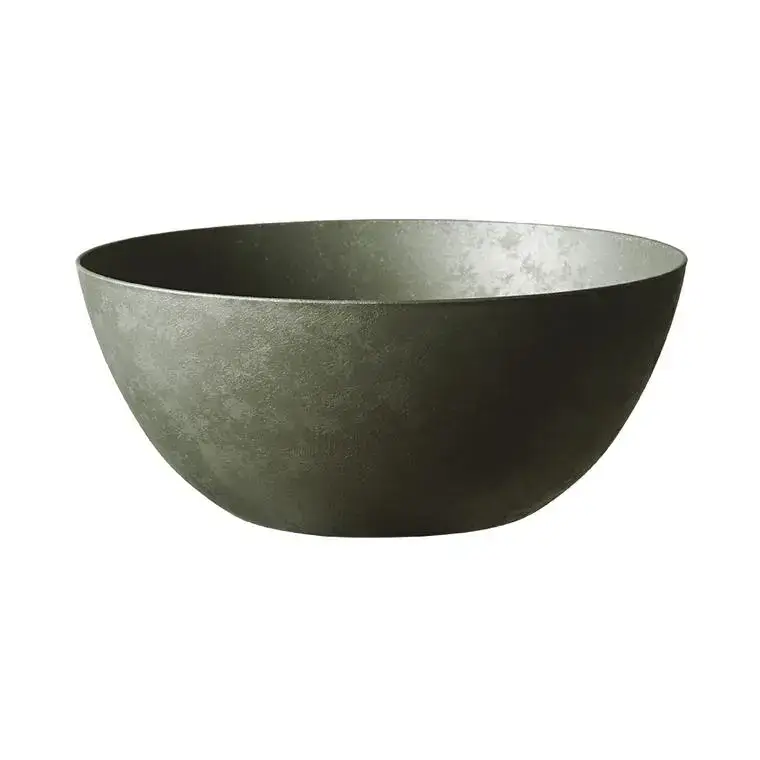 Coupe en matière recyclée vert kaki Poetic Elément – Ø 38,9 x H 16,4 cm Super Prix