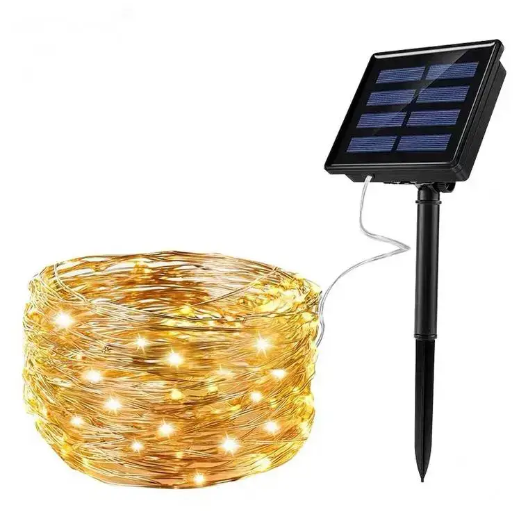 Meilleure Vente Guirlande électrique coloris transparent en plastique 8 modes d&rsquo;éclairage Stella – 20 m