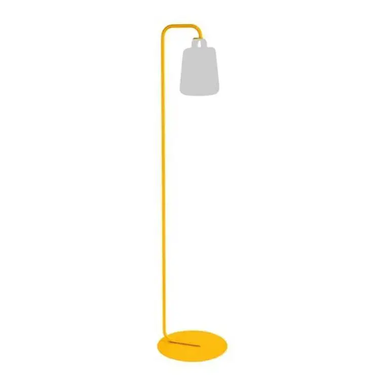 Pied balad simple coloris jaune en acier - Ø 35 cm Certifié