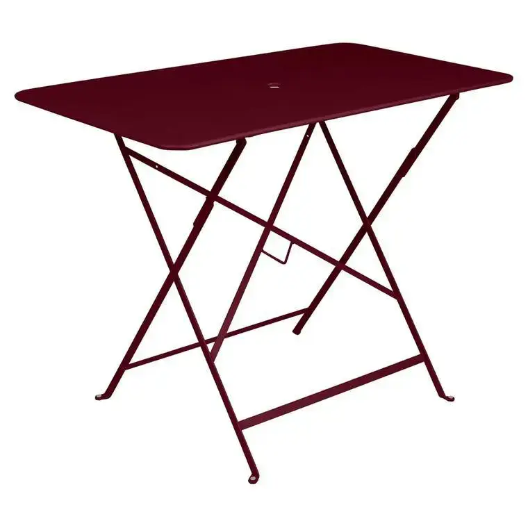 Table pliante en acier coloris cerise noire Bistro Fermob – 97 x 57 x 74 cm Prix Cassé