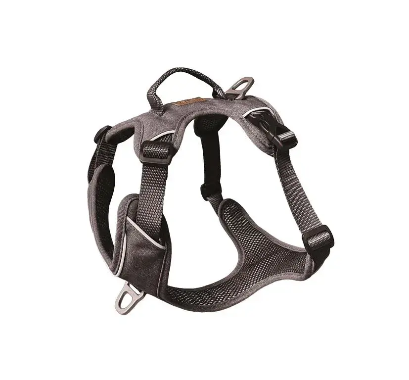 Offre Limitée Harnais pour chien coloris gris anthracite Kyflie Momentum Urban - Taille 2