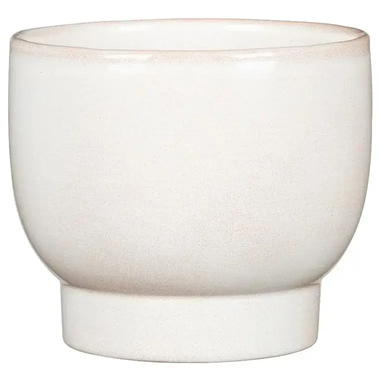 Cache-pot en céramique blanc Scheurich 930 Opale - Ø 18 cm Top Vente