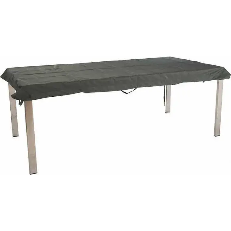 Housse pour plateau rectangulaire coloris gris en polyester – 130 x 80 cm Bon Plan