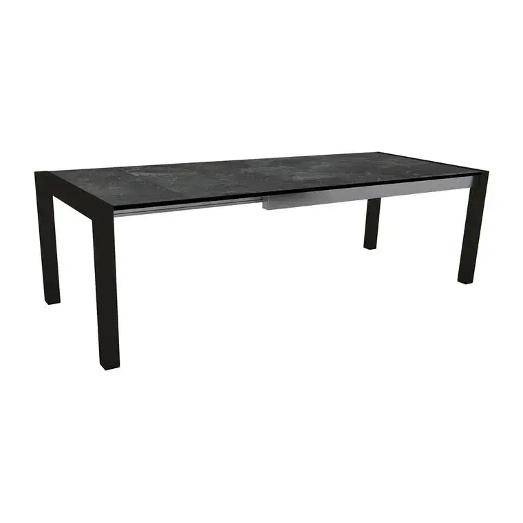Table extérieure coloris noir en aluminium Stern – 174 x 214 x 254 x 90 cm Bon Marché