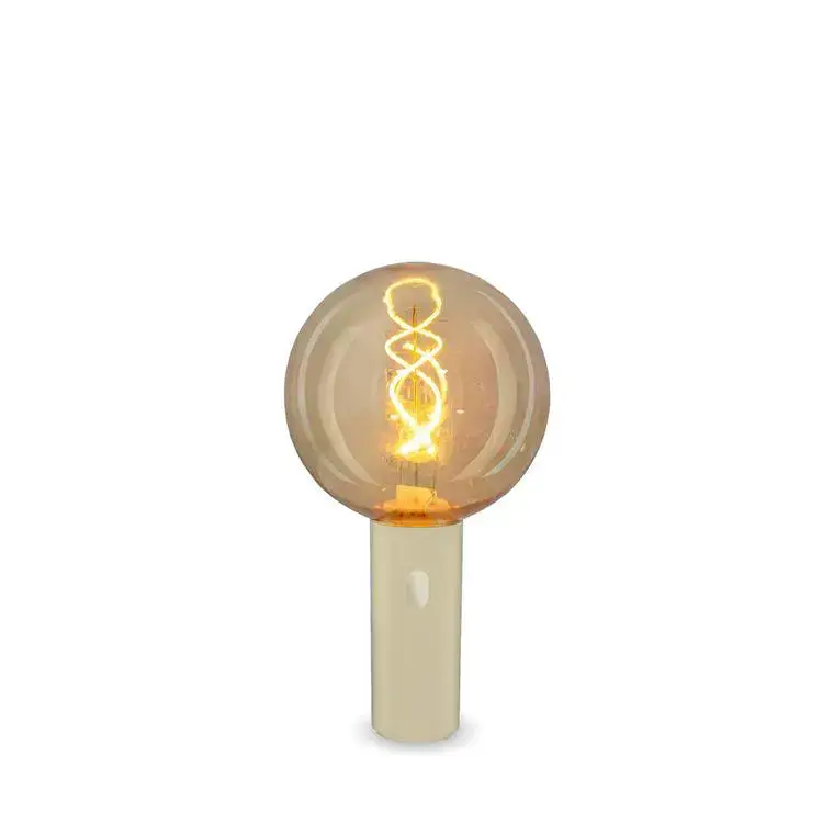 Ampoule vintage coloris beigeEdy bulb g125 battery Prix Réduit