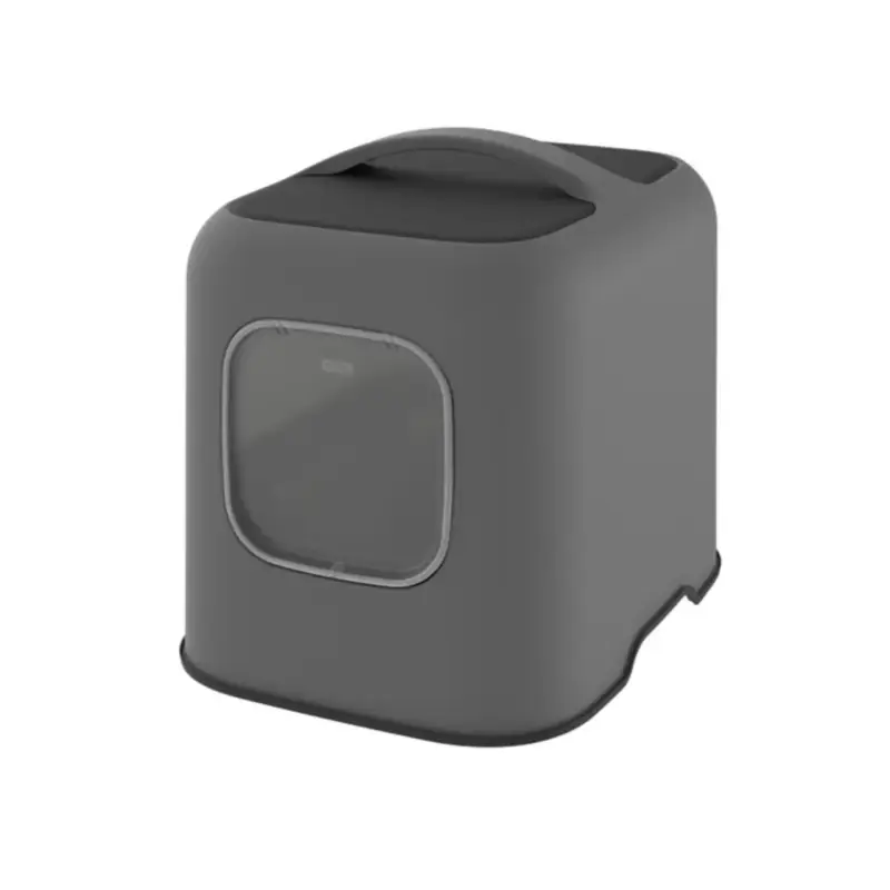 Meilleur Choix Maison de toilette pour chat coloris anthracite Rhoto Biala -44,3 x 39,50 x 51 cm