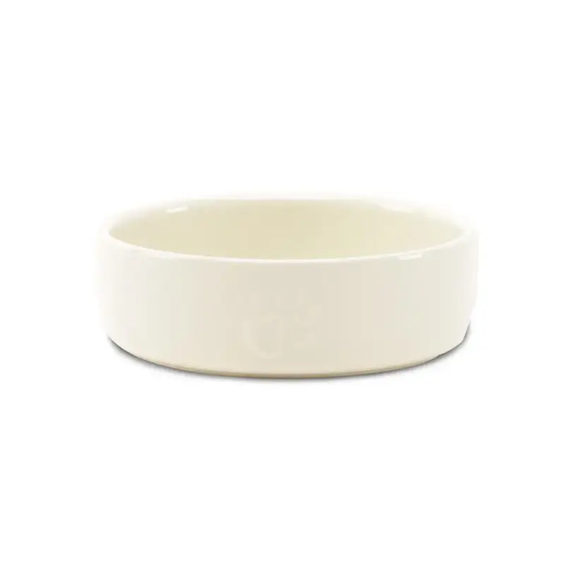 Gamelle repas pour petit chien et chat coloris beige en grès Scruffs – 13 x 13 x 5 cm Expédié Aujourd'hui