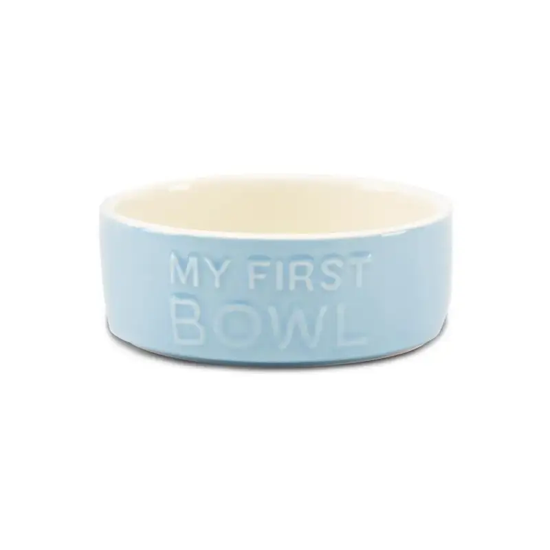 Dernière Chance Gamelle pour chiot, chaton, lapin et cochon d'Inde coloris bleu en grès Scruffs ma première gamelle – 13 x 13 x 5 cm