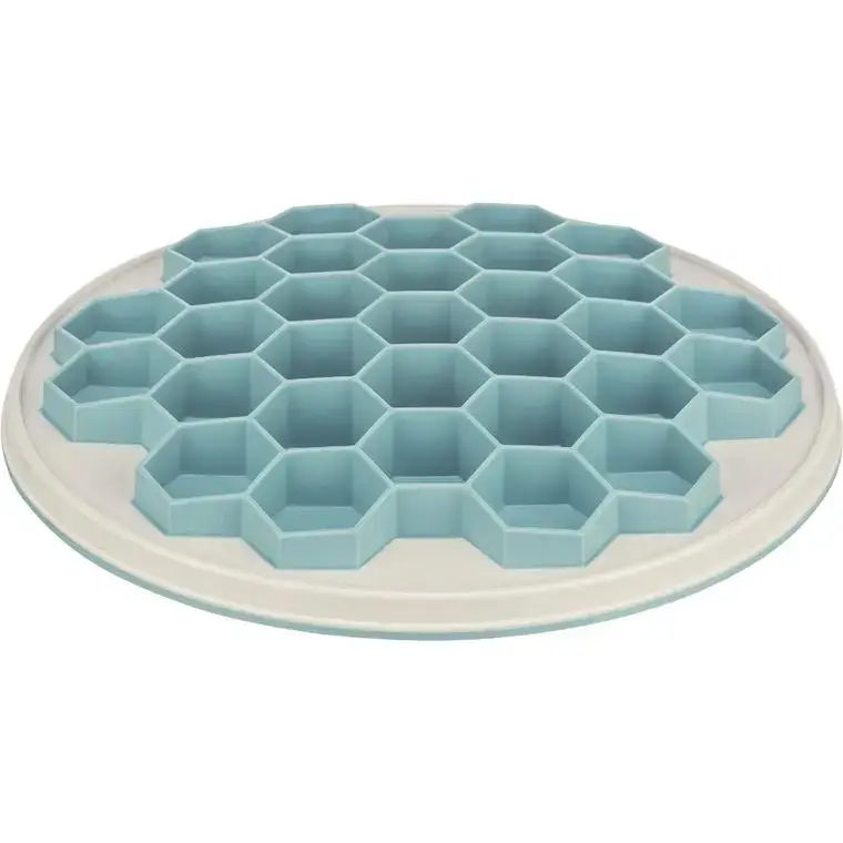 Retour Gratuit Gamelle anti-glouton pour chien coloris bleu Trixie Slow Feeding - Ø 30 cm