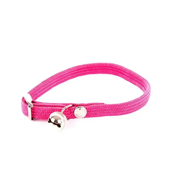 Collier élastique pour chat rose Soldes