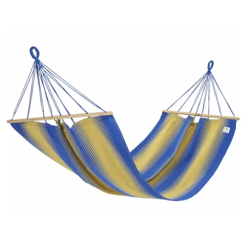 Hamac coloris bleu or certifié FSC® Jobek Hamacs – 300 x 100 cm Prix Réduit