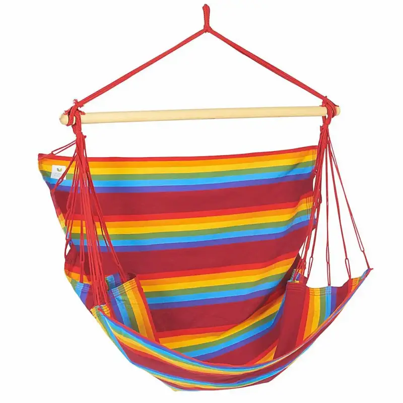 Chaise hamac coloris multicolore Fortaleza en polypropylène Jobek Hamac TranKil - 140 x 110 cm Paiement Sécurisé
