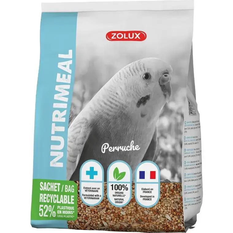 Aliment pour perruches Zolux Nutrimeal – 800 g Promotion