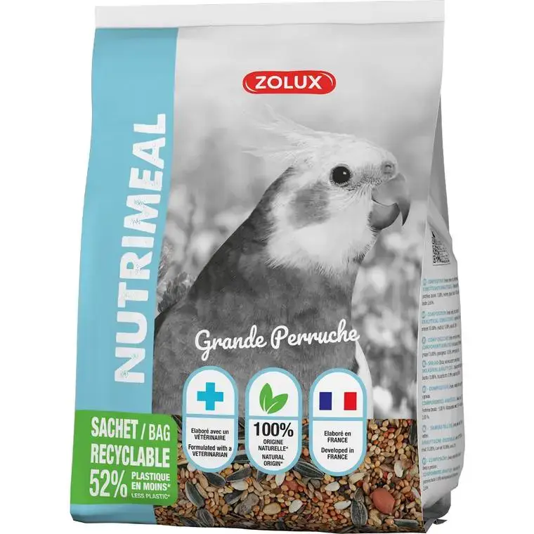 Aliment pour grandes perruches Zolux Nutrimeal - 800 g Achat Immédiat