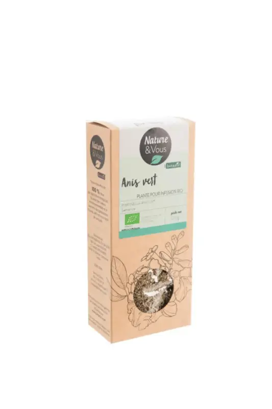 Infusion bio anis vert semence Nature & Vous – 100 g Satisfait Ou Remboursé