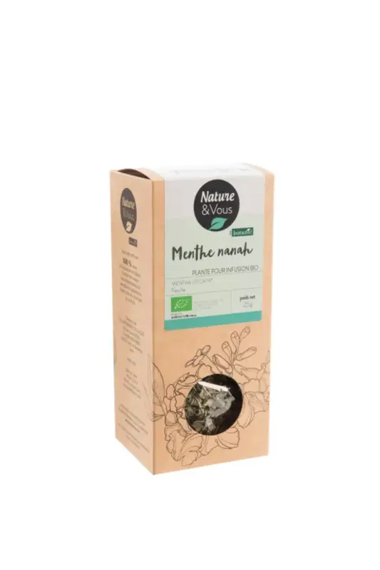 Dernière Chance Infusion bio menthe nanah feuille Nature & Vous – 25 g