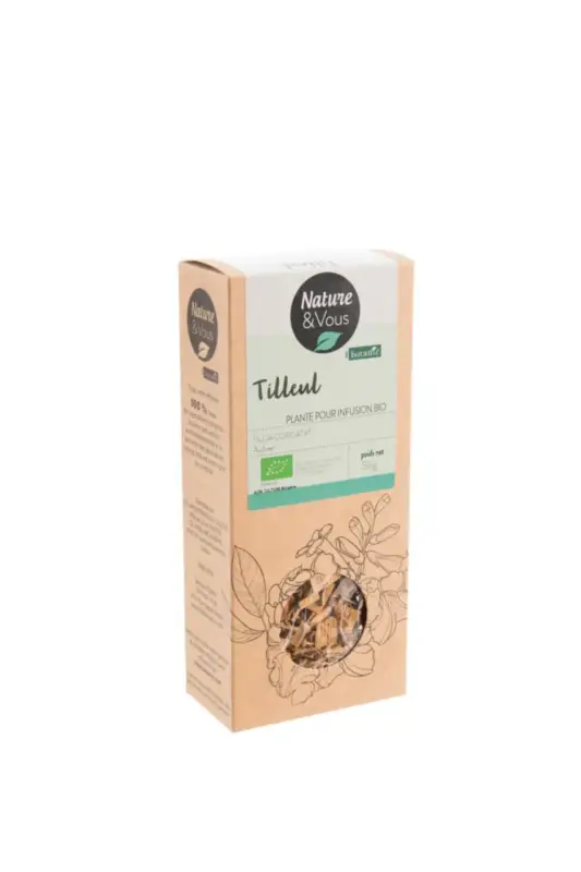 Infusion bio tilleul aubier coupé Nature & Vous – 50 g Prix Bas