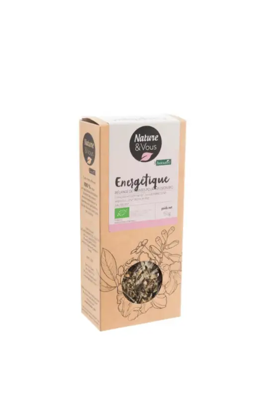 Haute Qualité Infusion bio mélange énergétique Nature & Vous – 50 g