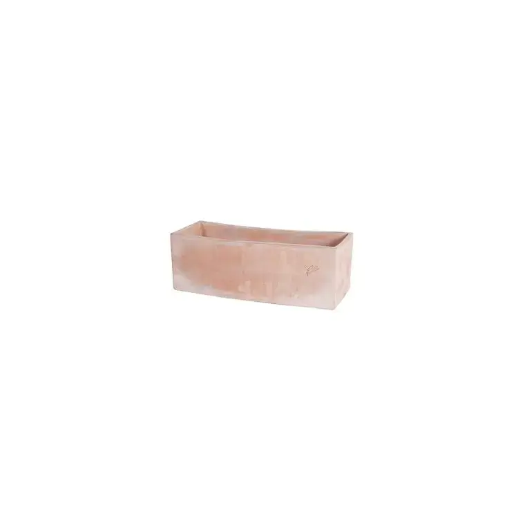 Expédition Rapide Jardinière contemporaine en terre claire 29x12x12 cm