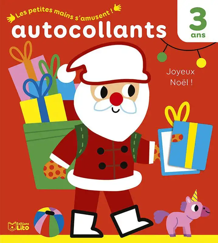 Commande En Gros Autocollants Joyeux Noël Éditions Lito - Dès 3 ans - 10 pages