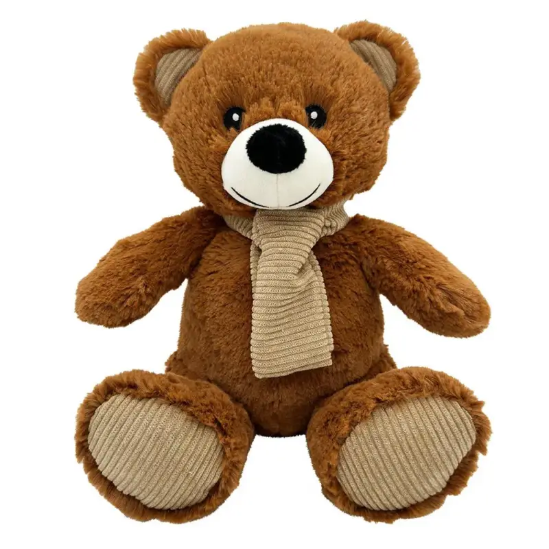 Nouvelle Collection Peluche bouillote marron Artisan du Bien-être Ours