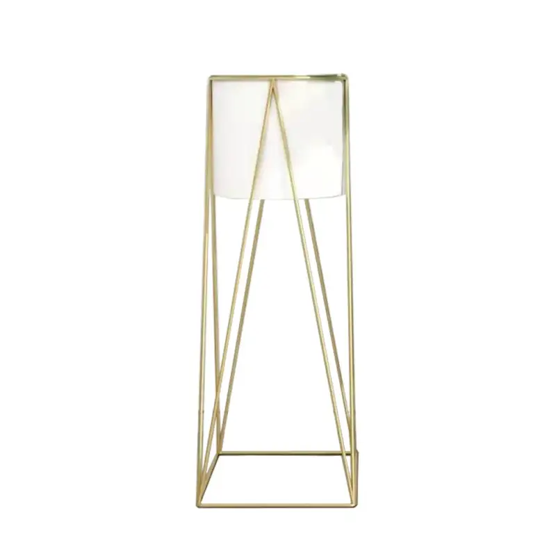 Meilleure Vente Pot sur pied coloris blanc Lorette – Ø 25 x H 70 cm