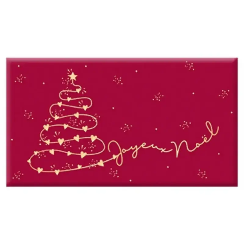 Chocolat noir bio fin d&rsquo;année « Joyeux Noël » Art Grafik – 40 g Petit Prix