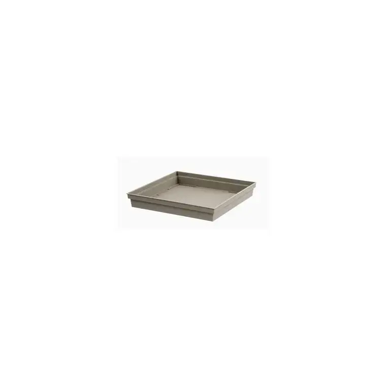 Soldes Soucoupe Toscane carree Taupe L32,6x l32,6x H4 cm