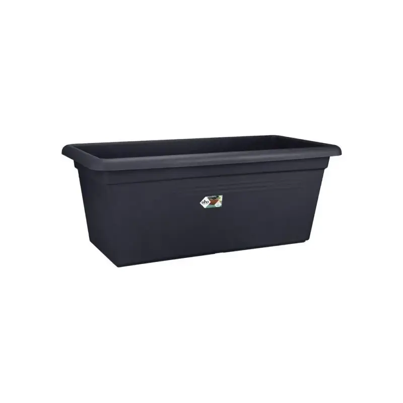 Jardinière Green basics jardin XXL L100 cm x p48 cm x h42 cm noir Must-Have