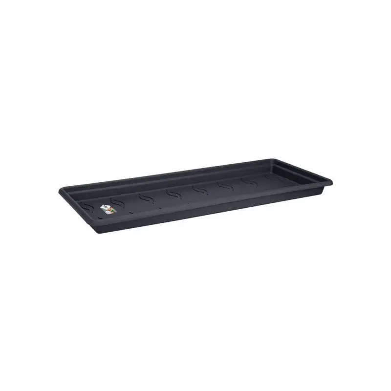 Expédition Rapide Soucoupe Green basics XXL L72,6 cm x p33,6 cm x h5 cm noir ELHO