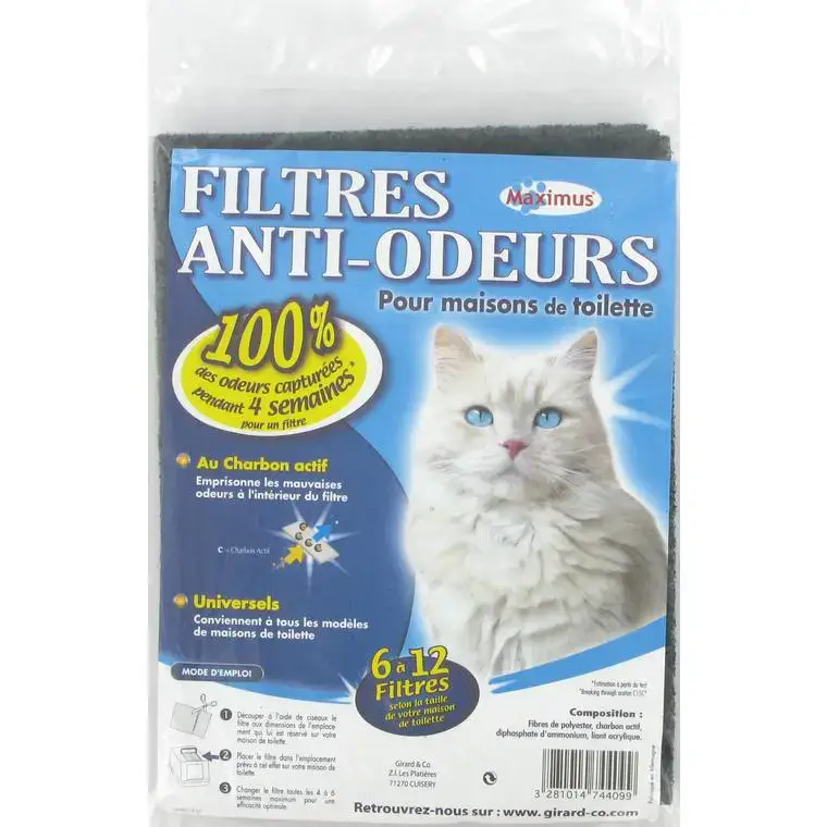 Filtres anti-odeurs universel Expédition Rapide