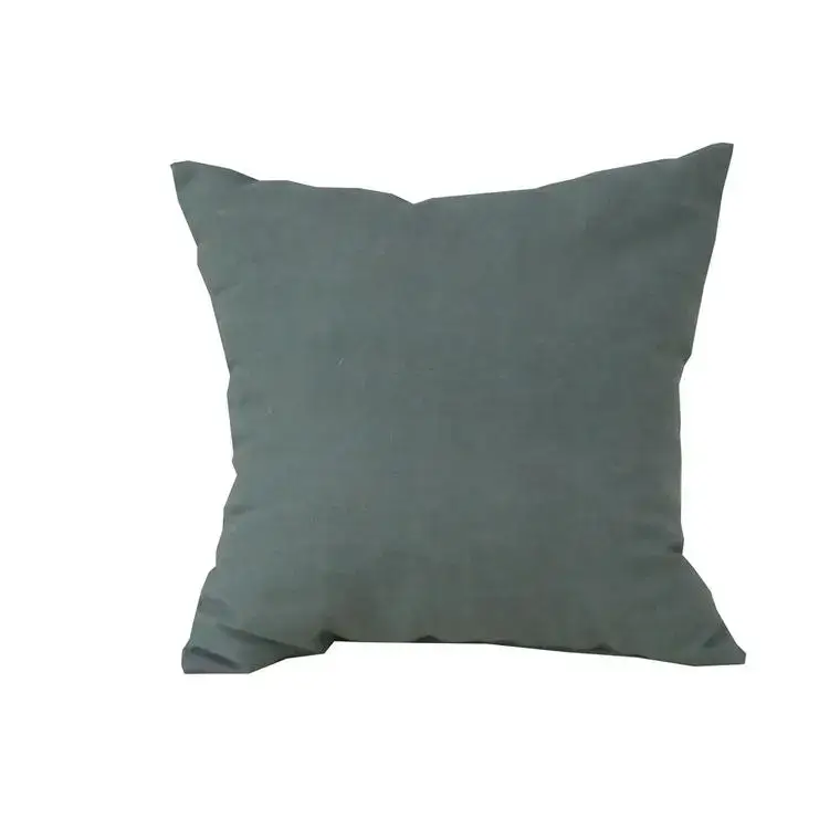 Coussin décoratif carré coloris gris en coton polyester – 40 x 40 x 15 cm Usine Directe