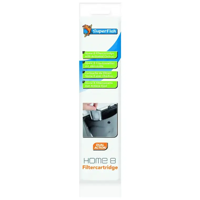 Cartouche Filtration pour Aquarium Home 8 12,2×28,2×2 cm Meilleur Choix
