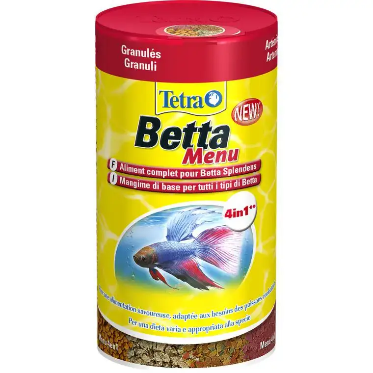 Nourriture pour bettas, multivariétés, TETRA Betta Menu – contenance de 100ml (38g) Soldes