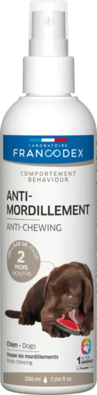 Spray anti-mordillement pour chiot et chien – 200 ml Soldes